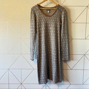 Ibex 100% Merino Wool Long Sleeve Dress